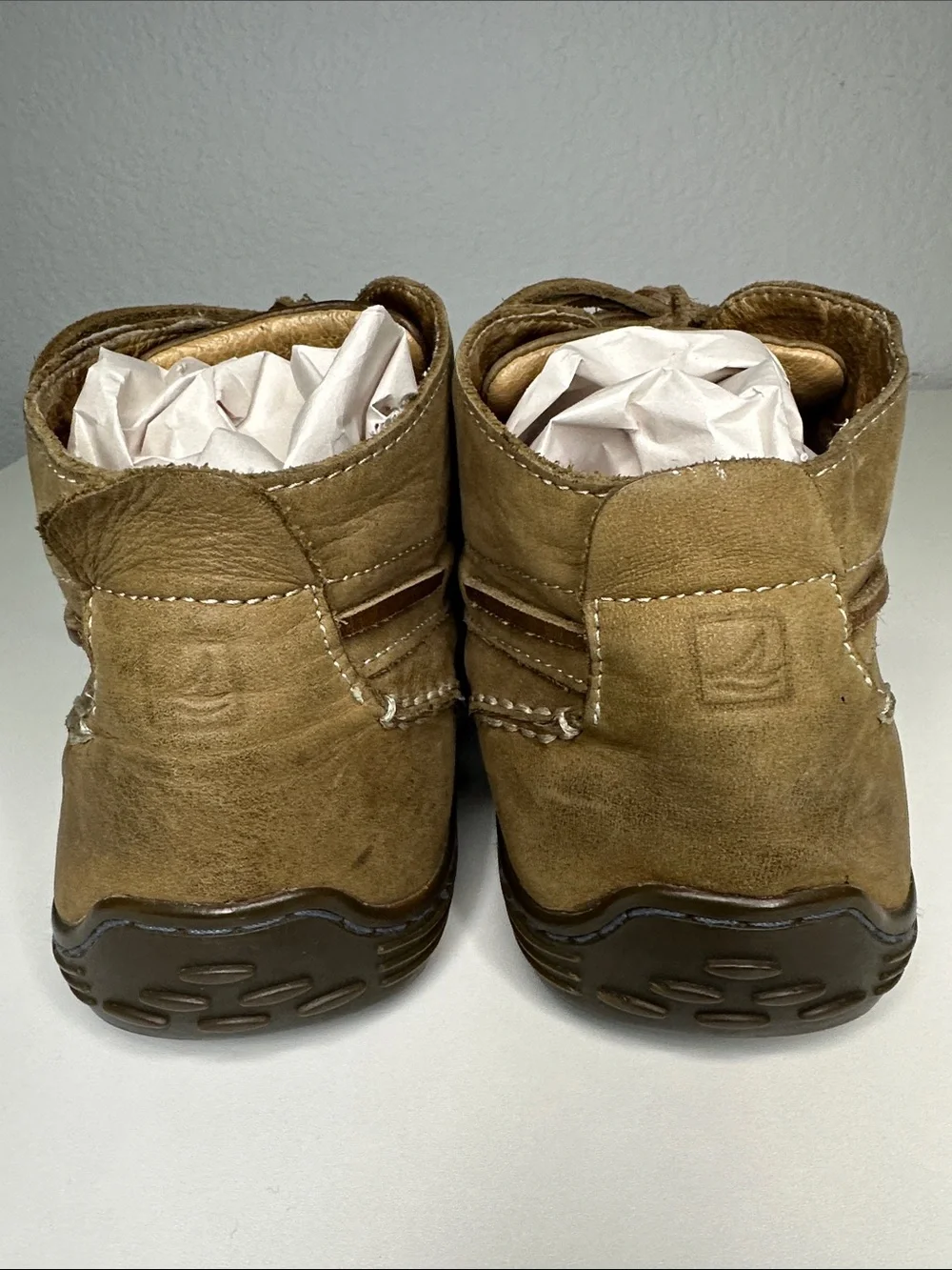 Sperry Men's Leather Lace-up Chukka Boots in Brown 10.5